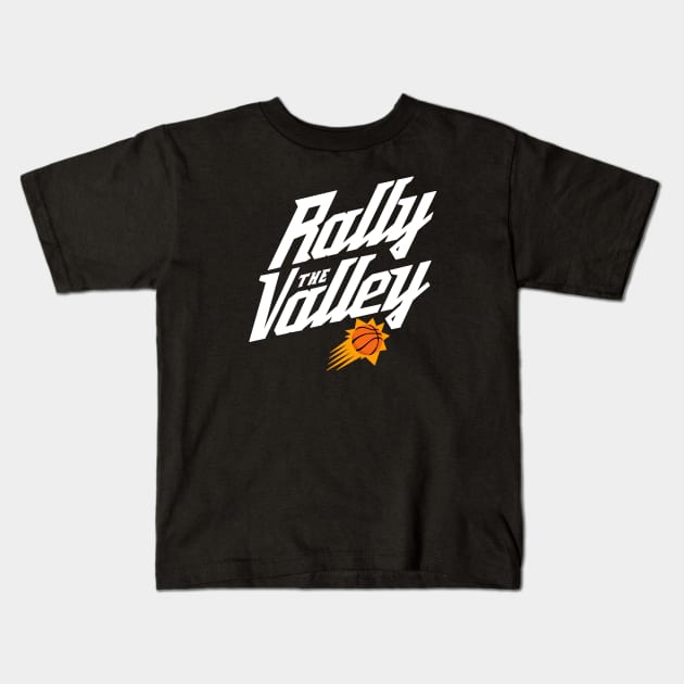 rally the valley Kids T-Shirt by guyfawkes.art